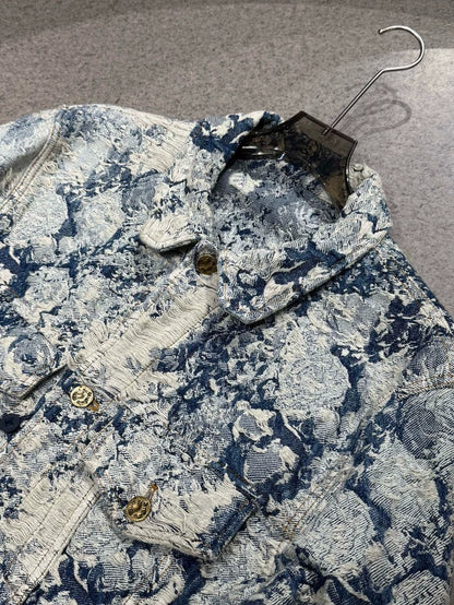 Louis Vuitton Floral Denim Jacket-yf