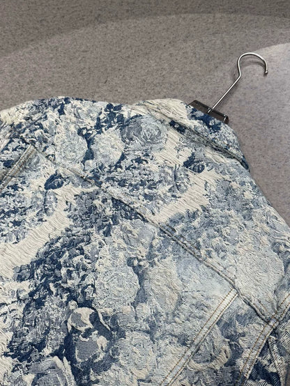 Louis Vuitton Floral Denim Jacket-yf