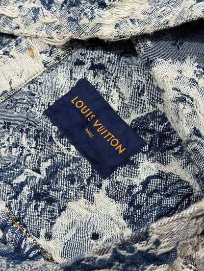 Louis Vuitton Floral Denim Jacket-yf