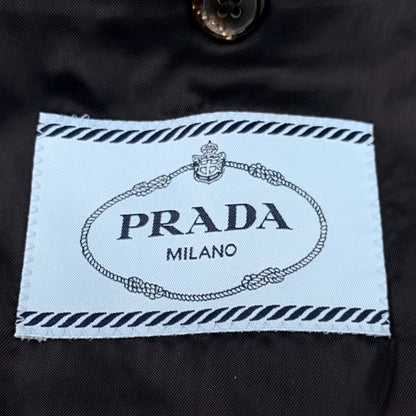 Prada Navy Striped Wool Blazer