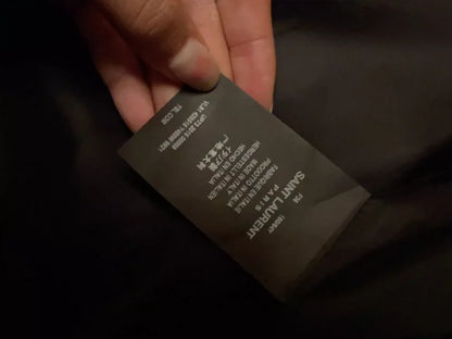 Saint Laurent Silk Black Pink Jacket