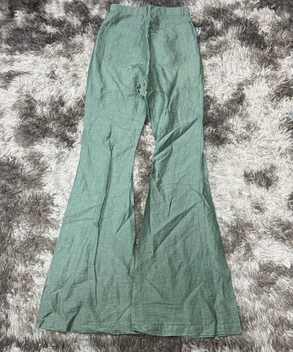 Rick Owens 23SS Green Bootcut Pants