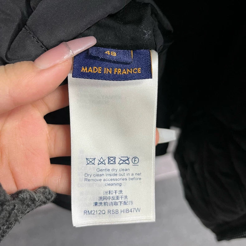 Louis Vuitton Quilted Black Down Jacket