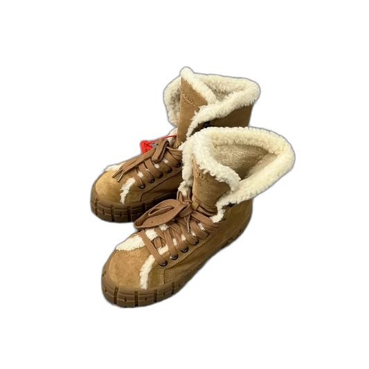 Prada Thick Bottom Snow Boots for Men