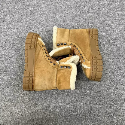 Prada Thick Bottom Snow Boots for Men