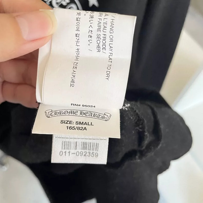 Chrome Hearts Star Print Black Hoodie