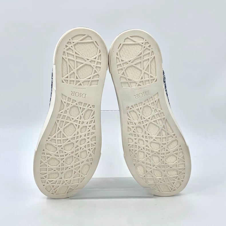 Dior Blue Logo Thick Sole Casual Sneakers