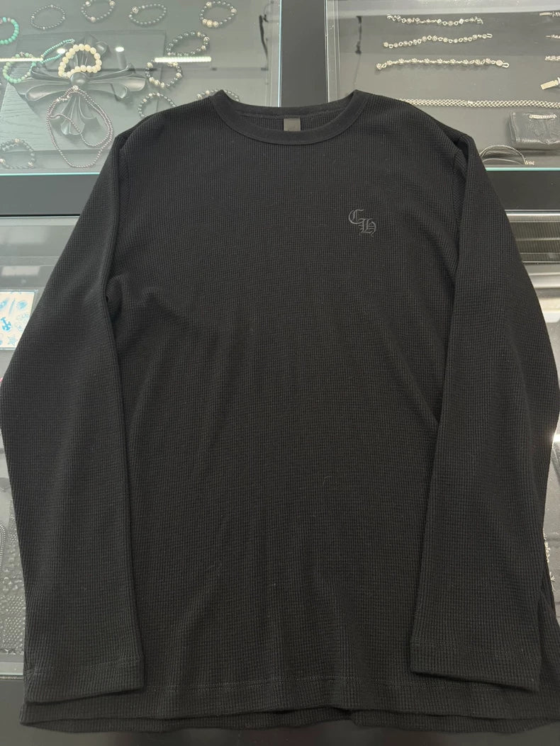 Chrome Hearts Black Embroidered Long Sleeve-yf