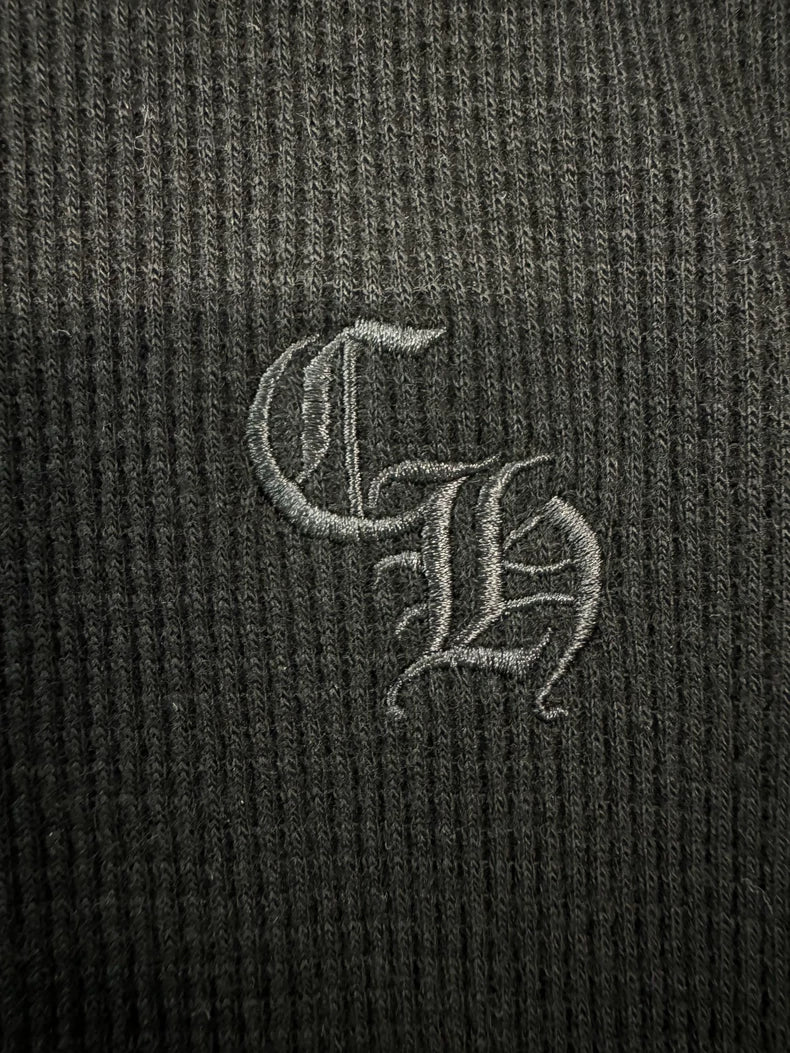 Chrome Hearts Black Embroidered Long Sleeve-yf