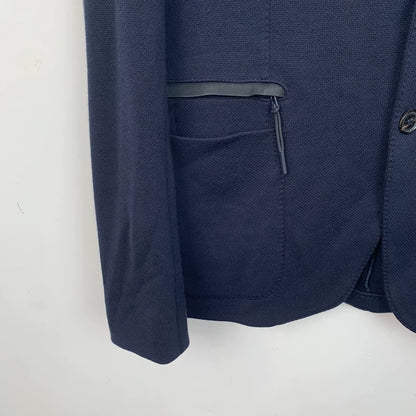Ermenegildo Zegna Blue Wool Blazer Jacket