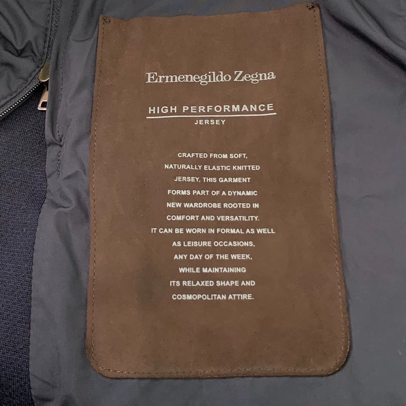 Ermenegildo Zegna Blue Wool Blazer Jacket