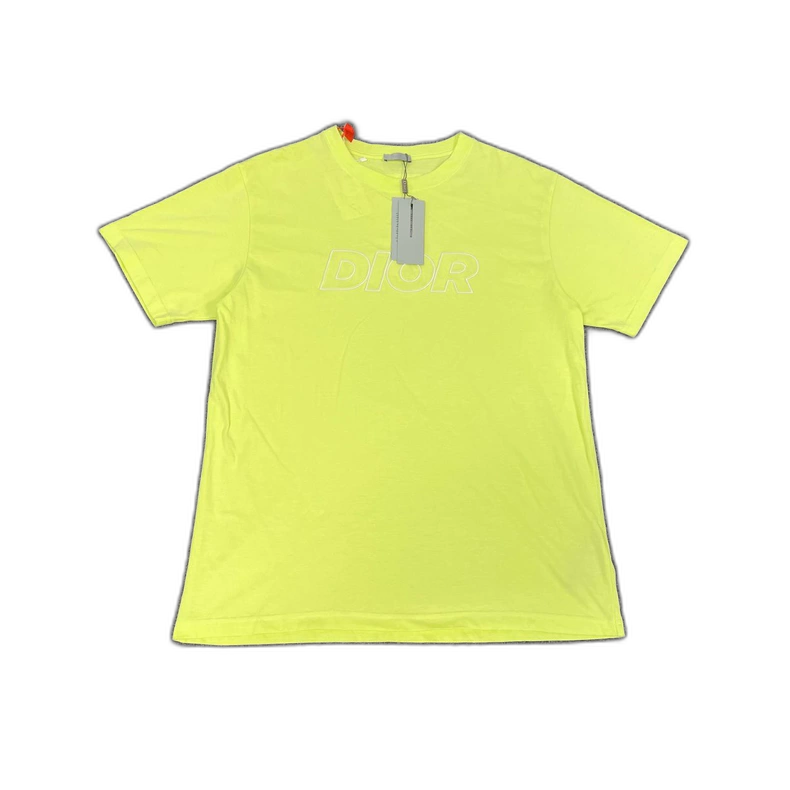 Dior Embroidered Logo Short Sleeve T-Shirt