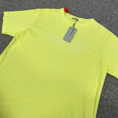 Dior Embroidered Logo Short Sleeve T-Shirt