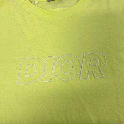 Dior Embroidered Logo Short Sleeve T-Shirt