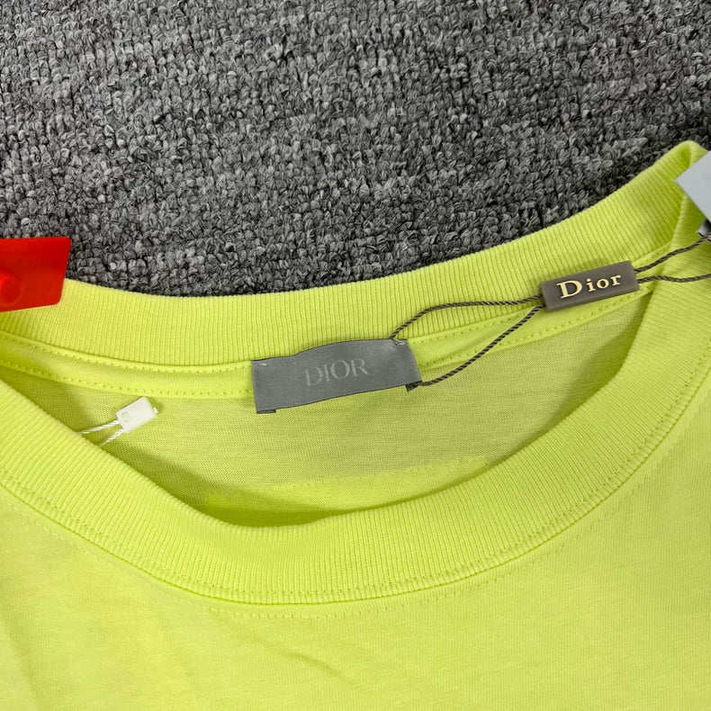 Dior Embroidered Logo Short Sleeve T-Shirt