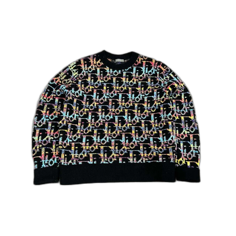 Dior Monogram Print Knit Sweater