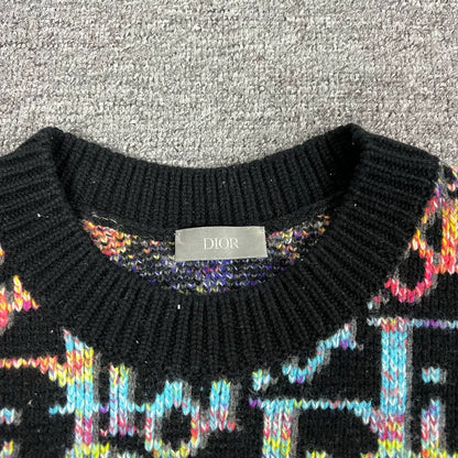 Dior Monogram Print Knit Sweater