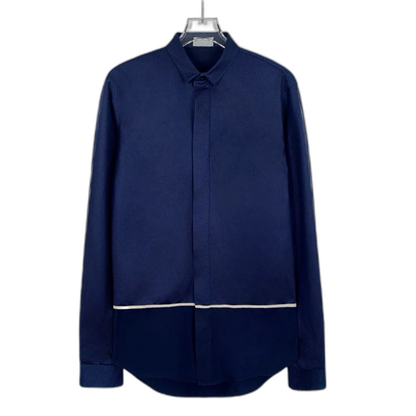 Dior Blue Cotton Long Sleeve Shirt