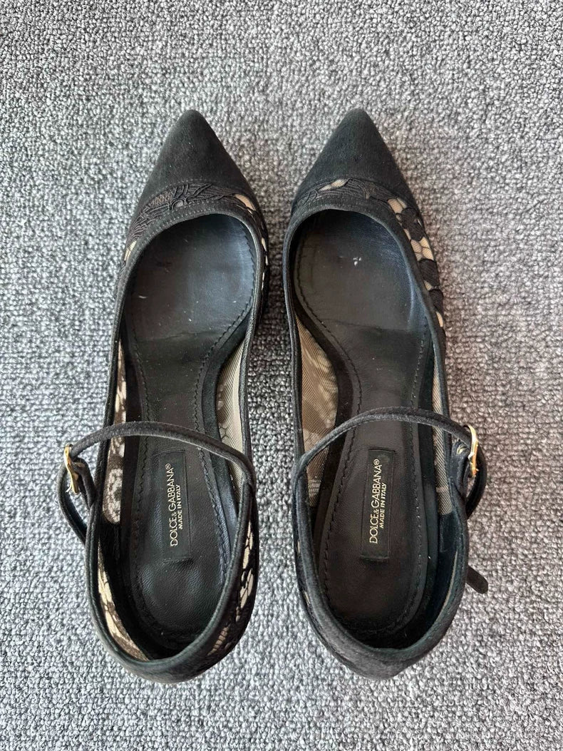 Dolce&Gabbana Lace High Heel Shoes