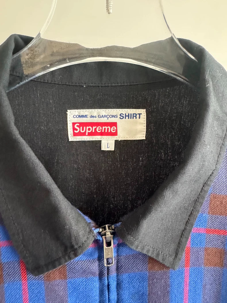 Supreme Comme des Garçons Plaid Jacket