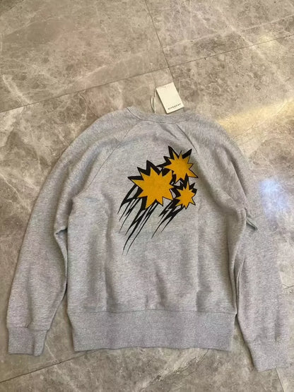 Givenchy Gray Sweatshirt with 'Mad Love' Print-zp