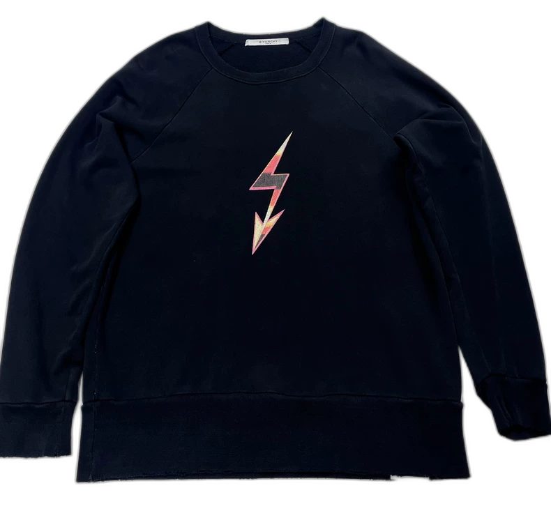 Givenchy Black Lightning Sweatshirt Size M