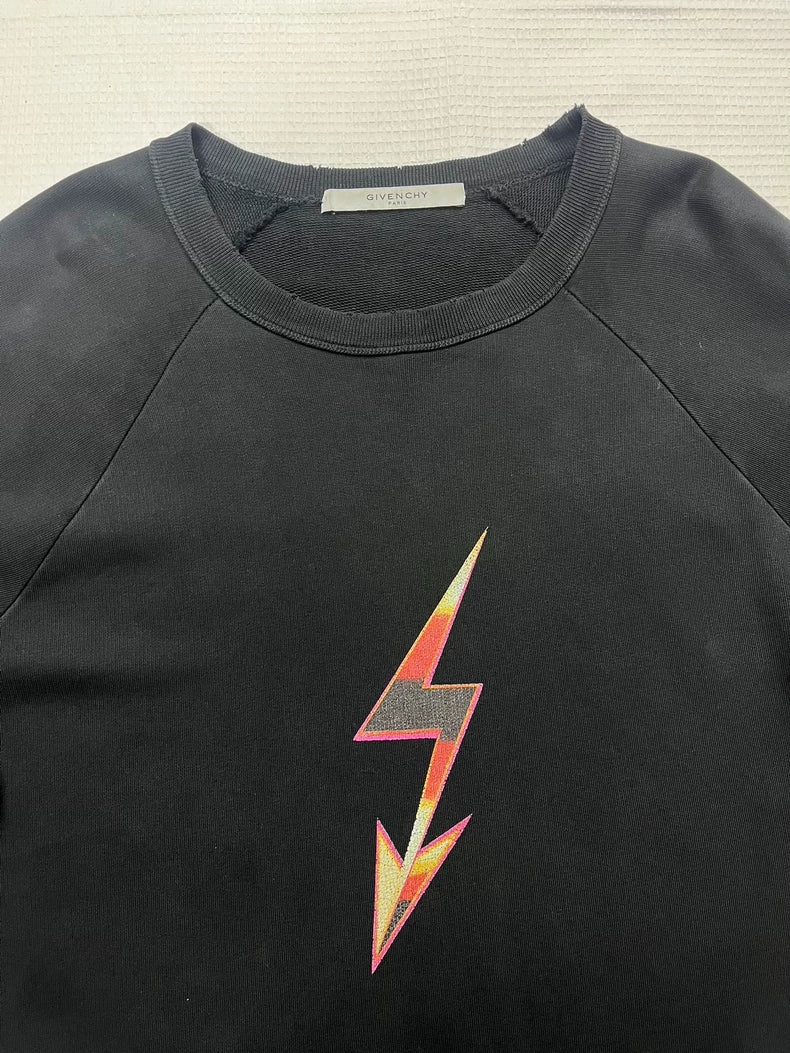 Givenchy Black Lightning Sweatshirt Size M