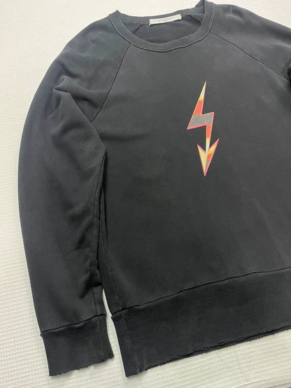 Givenchy Black Lightning Sweatshirt Size M