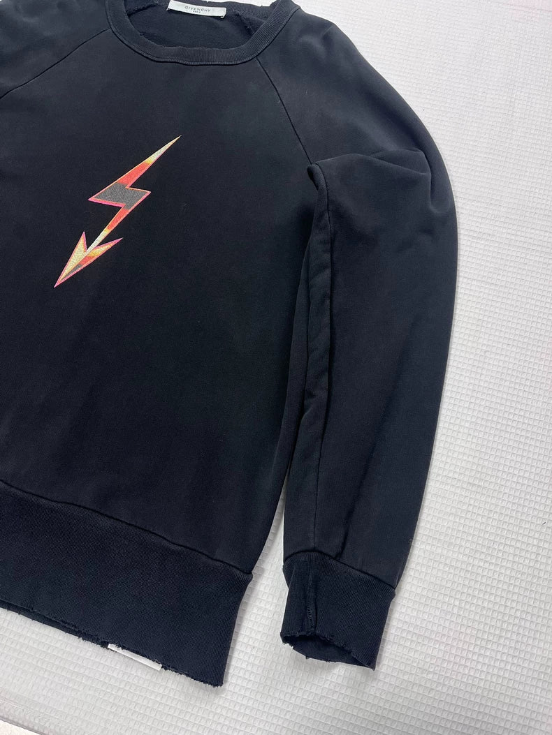 Givenchy Black Lightning Sweatshirt Size M