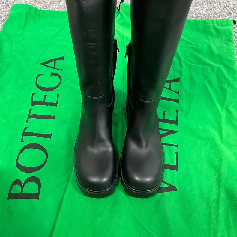 Bottega Veneta Over Knee Black Boots