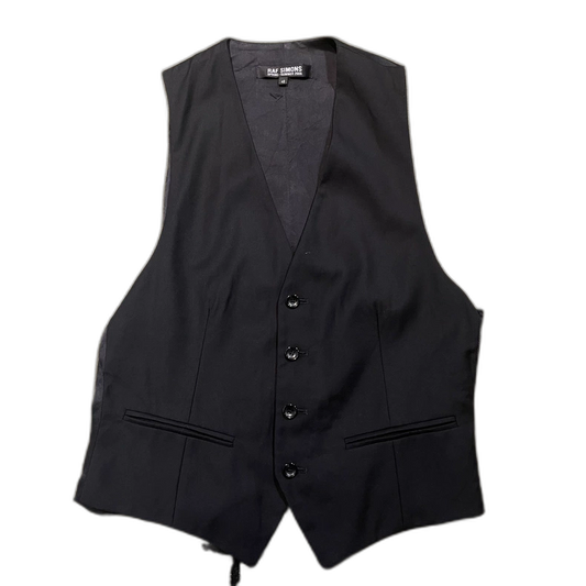 Raf Simons 06SS Black Vest for Men