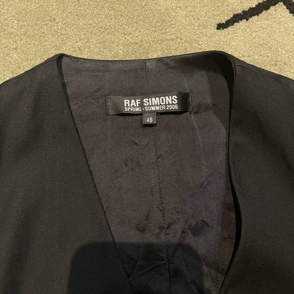 Raf Simons 06SS Black Vest for Men