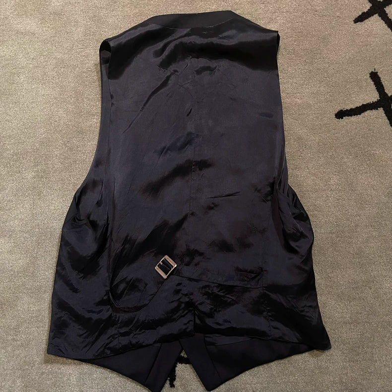 Raf Simons 06SS Black Vest for Men
