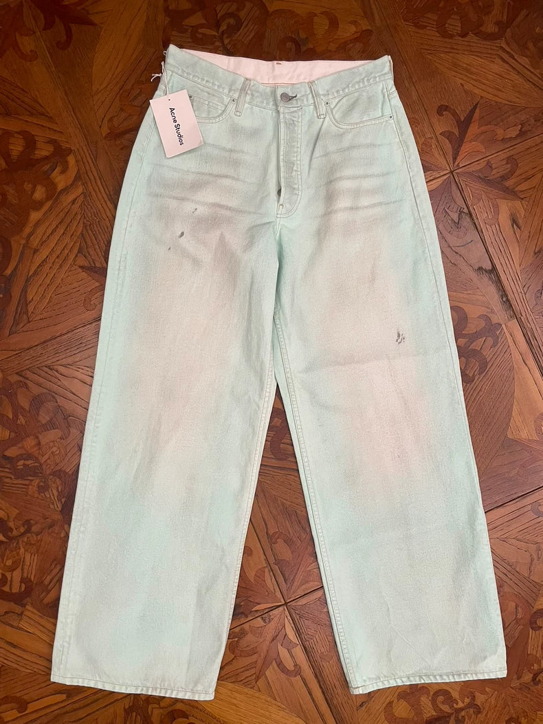 Acne Studios Light Blue Wide Leg Jeans