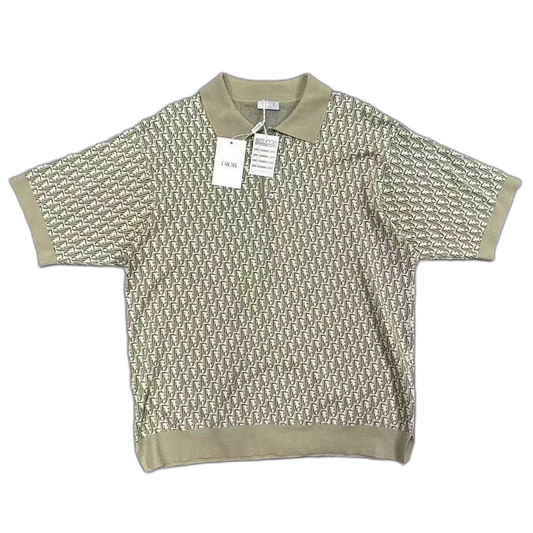 Dior Olive Green Polo Shirt-yf