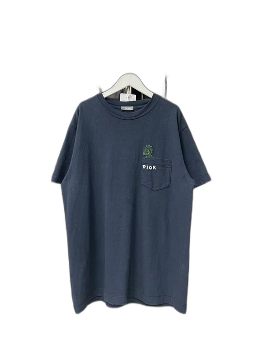 Dior Dinosaur Short Sleeve T-Shirt