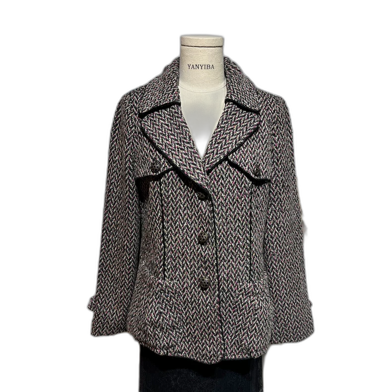 Vintage French Style Tweed Jacket