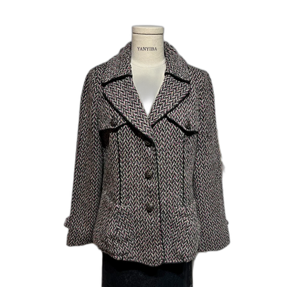 Vintage French Style Tweed Jacket