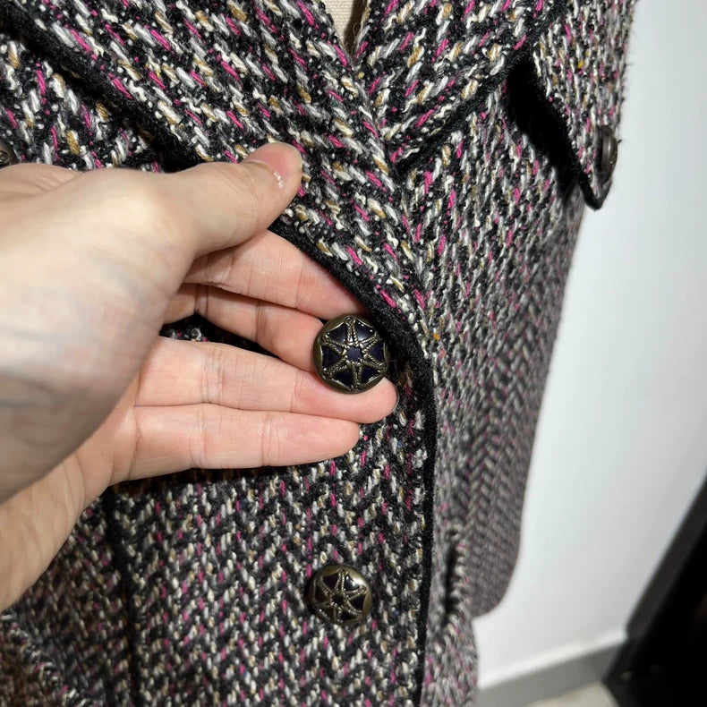 Vintage French Style Tweed Jacket
