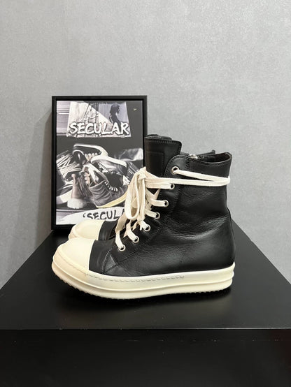 Rick Owens Classic Leather High-Top Sneakers-yf