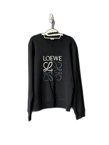 Loewe Black and Silver Sweatshirt