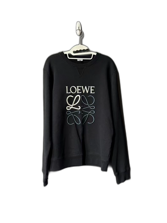 Loewe Black and Silver Sweatshirt