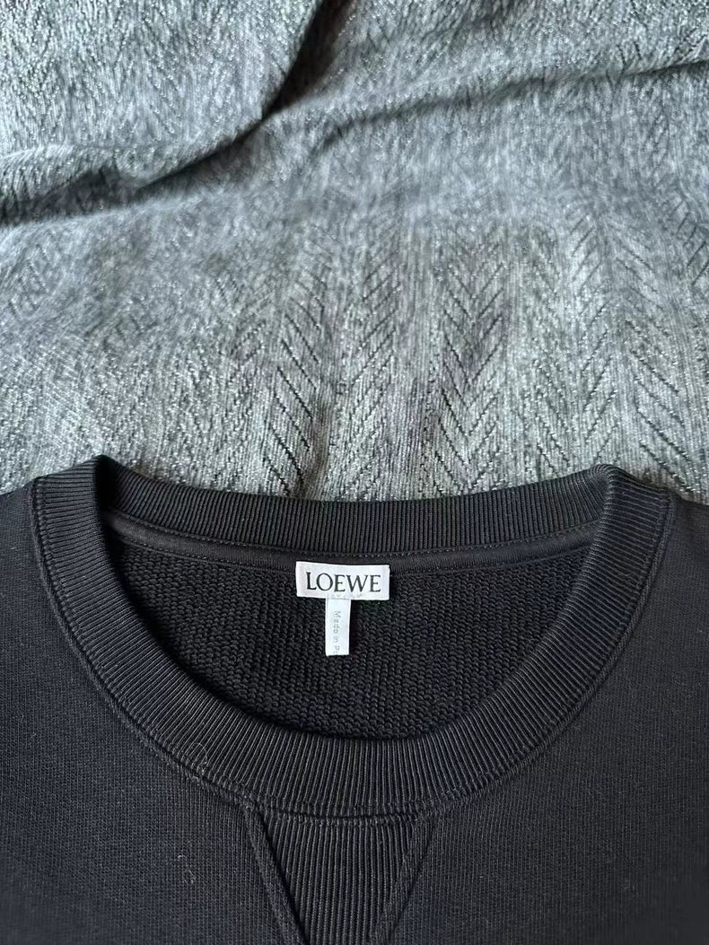 Loewe Black and Silver Sweatshirt