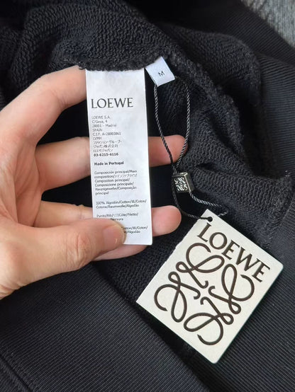 Loewe Black and Silver Sweatshirt