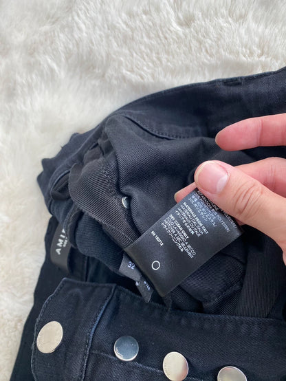 Amiri Black Camo Patchwork Denim Pants