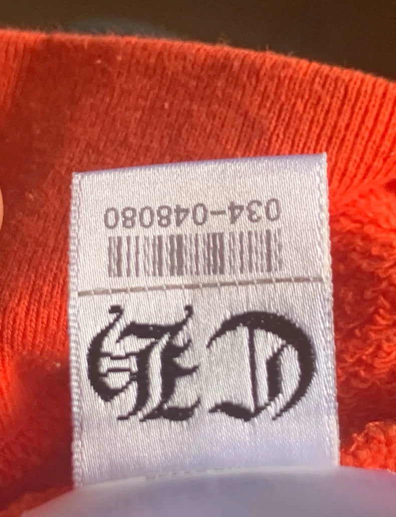 Chrome Hearts Red Hoodie with Flame Design