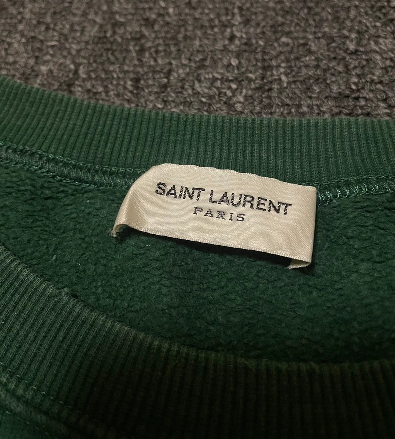 Saint Laurent Men's Green Sweatshirt-yf