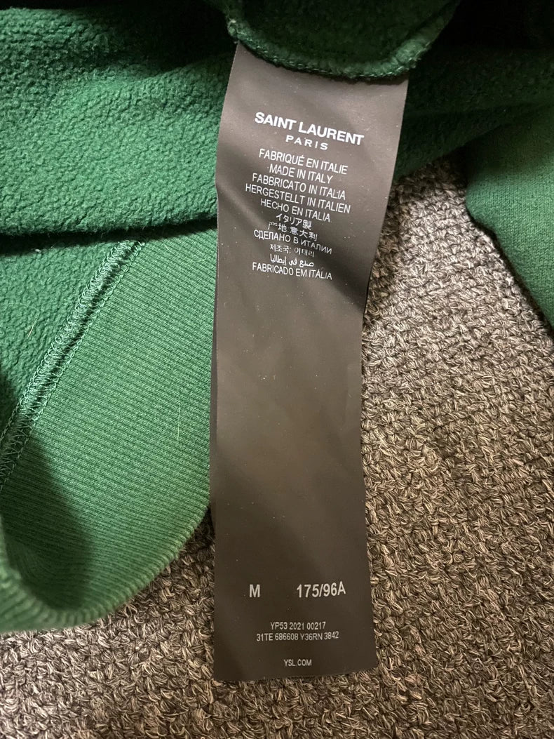 Saint Laurent Men's Green Sweatshirt-yf