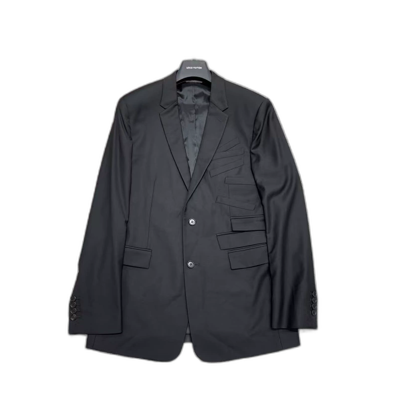Dior Plain Wool Suit Jacket-zp