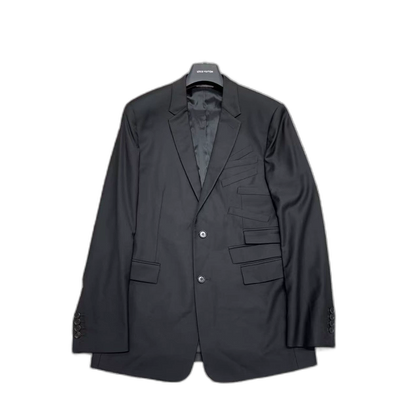 Dior Plain Wool Suit Jacket-zp